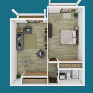 Sunnycrest Senior Living - floor plan 1 bedroom A.JPG